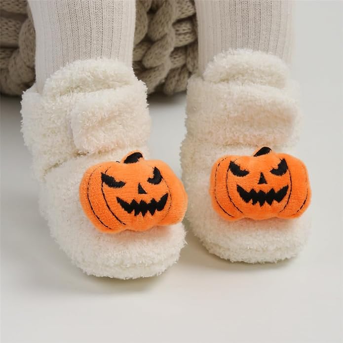 Ohwawadi Infant Baby Boys Girls Slippers Cozy Fleece Booties Soft Bottom Warm - Image 2