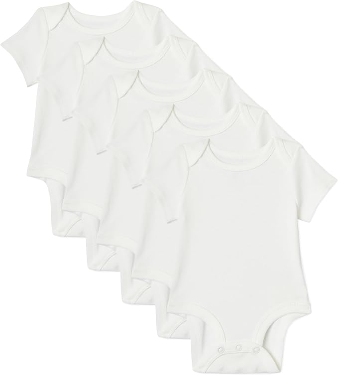 Amazon Essentials Unisex Babies' Short-Sleeve Bodysuits by AmazonEssentials