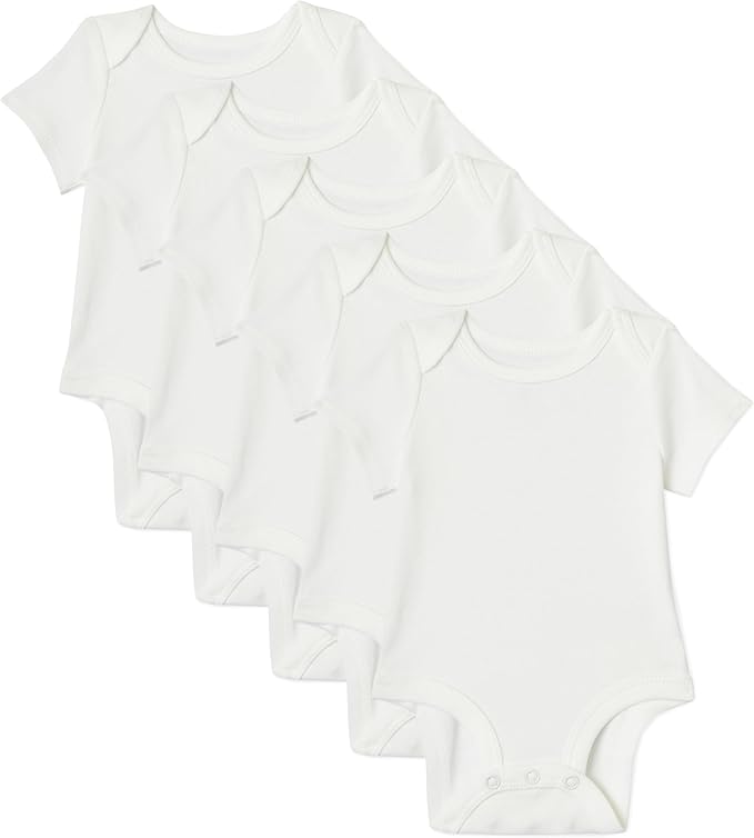 Amazon Essentials Unisex Babies' Short-Sleeve Bodysuits by AmazonEssentials