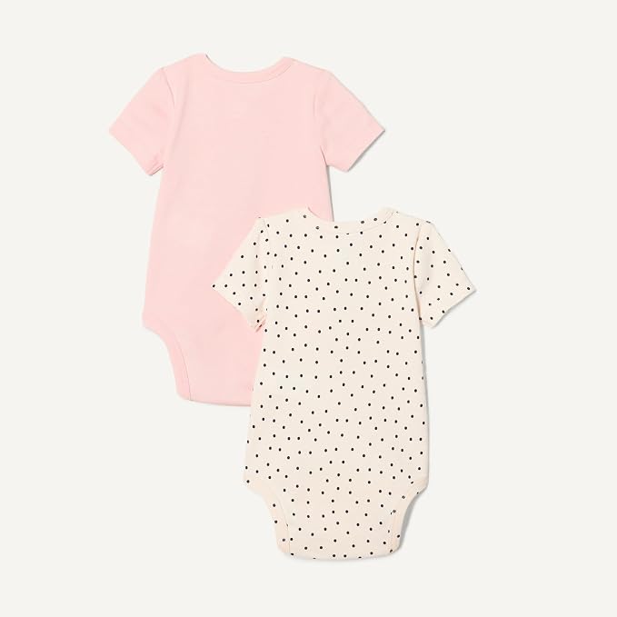 Amazon Essentials Unisex Babies' Short Sleeve Henley Bodysuit - Image 2