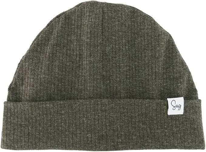 Jersey Beanie Hat for Newborn Baby Boys Girls Silky Satin Lined Hats Bonnet by Sugarmelon