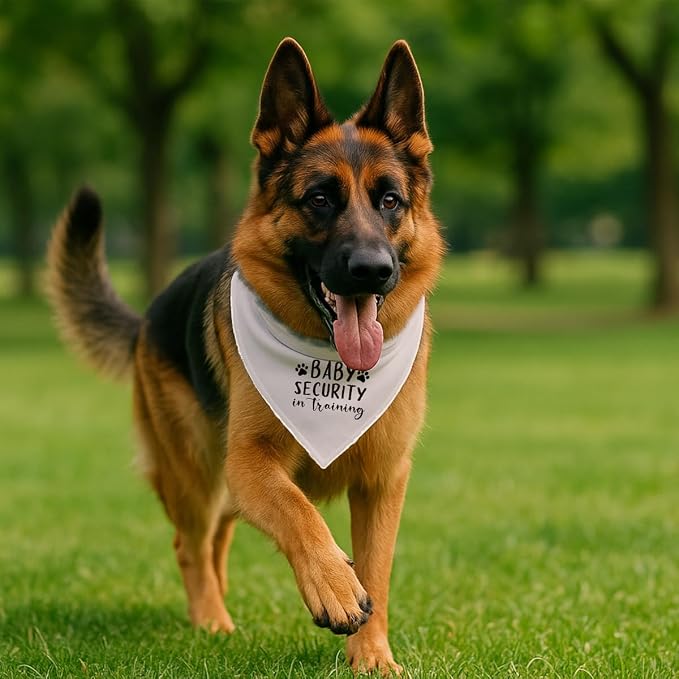 Baby Security in Training Dog Bandana, Adjustable Triangle Dog Scarf, Dogs - Image 4