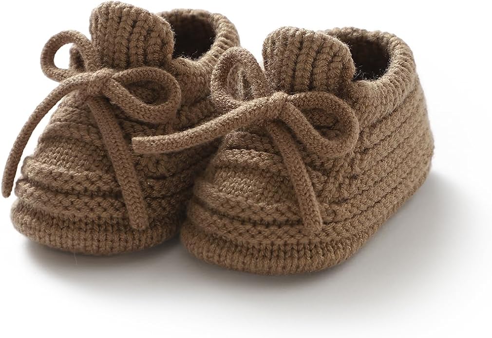 Neiwech Baby Booties Newborn Cozy Soft Warm Knitted Crib Shoes by Neiwech