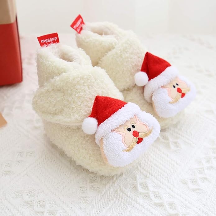 Ohwawadi Infant Baby Slippers Girls Boys Booties Warm Baby Socks Shoes Newborn - Image 3