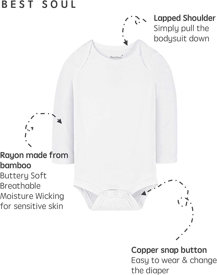 Baby Solid Bodysuit - Image 2