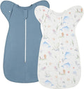 ANYEDDE 2-Pack Arms Up Swaddle 0-3 Months, Newborn Swaddle by ANYEDDE