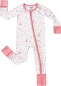pureborn Baby Sleeper Viscose from Bamboo Zipper Footies 0-24 Months by pureborn
