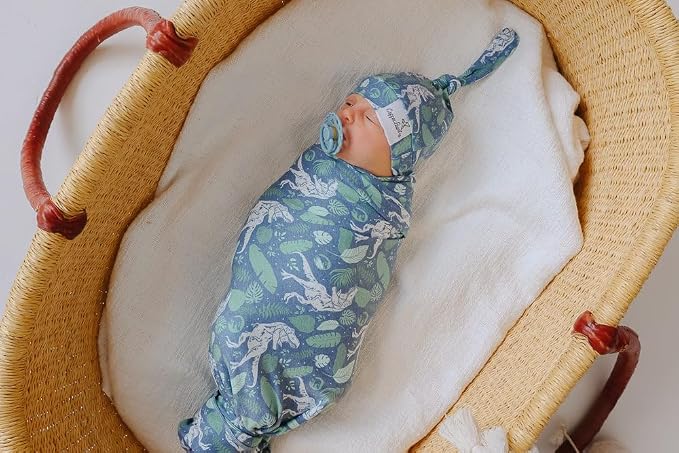 Copper Pearl Swaddle Blankets for Newborns | Soft Stretchy Receiving Blankets - Image 6