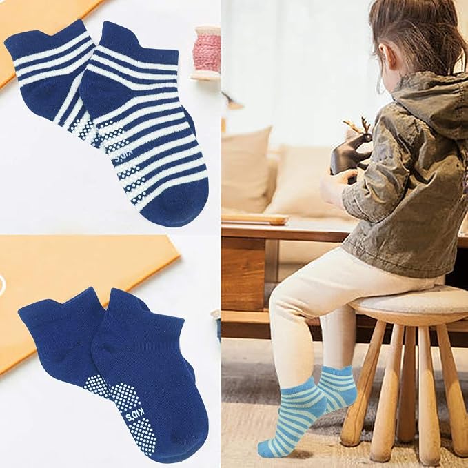 Tphon Non Slip Kids Toddler Socks - Image 6