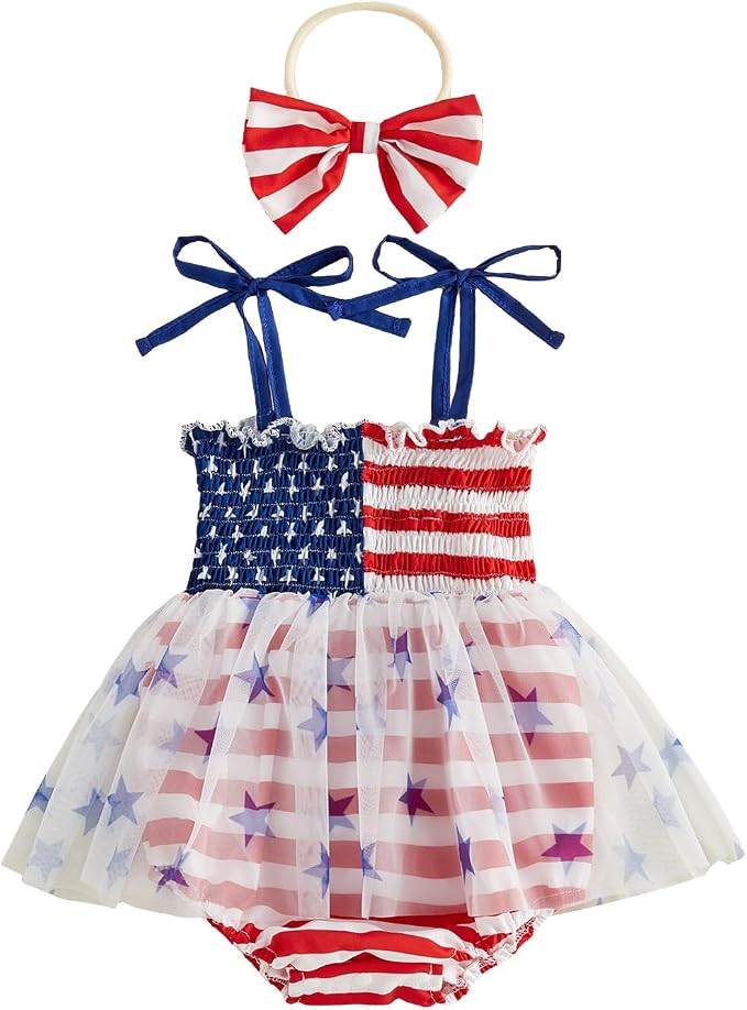 Newborn Baby Girl Summer Clothes Plaid Ruffle Bodysuits Onesie Infant Girl by LedyChampswiinToddlerBaby