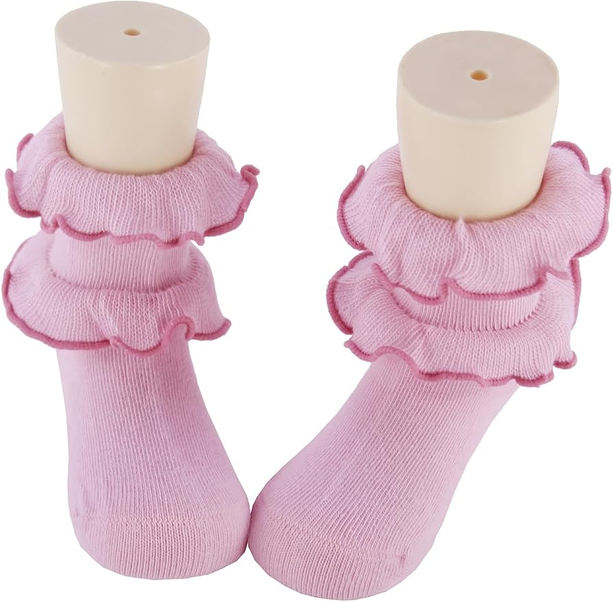 PrinceSasa Little Baby Girl Princess Lace Ruffles Socks Set - Image 4