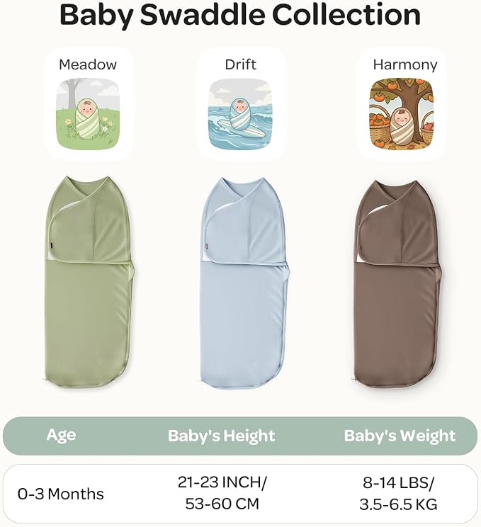 Momcozy Swaddles for Newborns, Quiet Fastener Swaddle for Infant 0-3 Months | - Image 9
