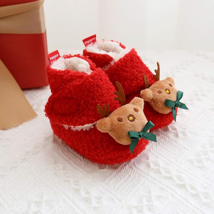 Ohwawadi Infant Baby Slippers Girls Boys Booties Warm Baby Socks Shoes Newborn - Image 5
