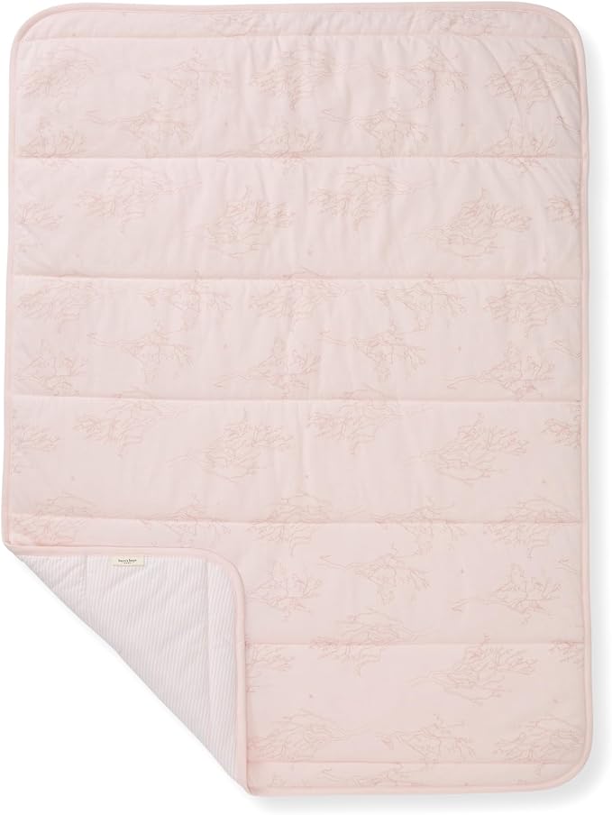 Burt's Bees Baby Organic Cotton Infant Reversible Blanket, Nursery Bedding | - Image 2