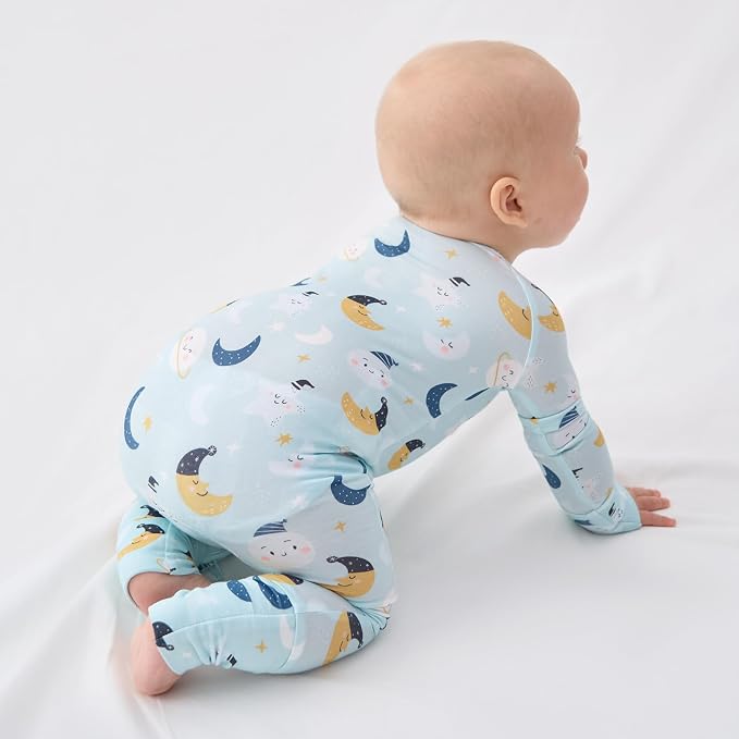 pureborn Baby Sleeper Viscose from Bamboo Zipper Footies Pjs 0-24 Months | - Image 7