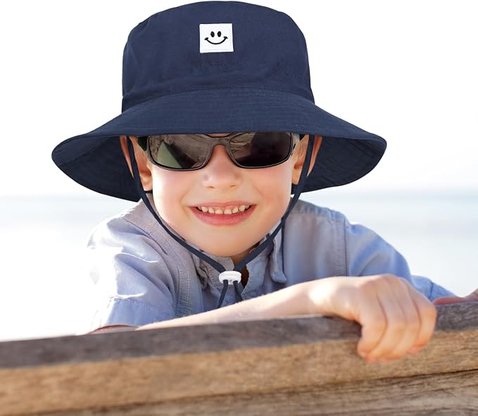 Baby Toddler Sun Hat, Kids Summer UPF 50+ Foldable Beach Bucket Hat - Image 2