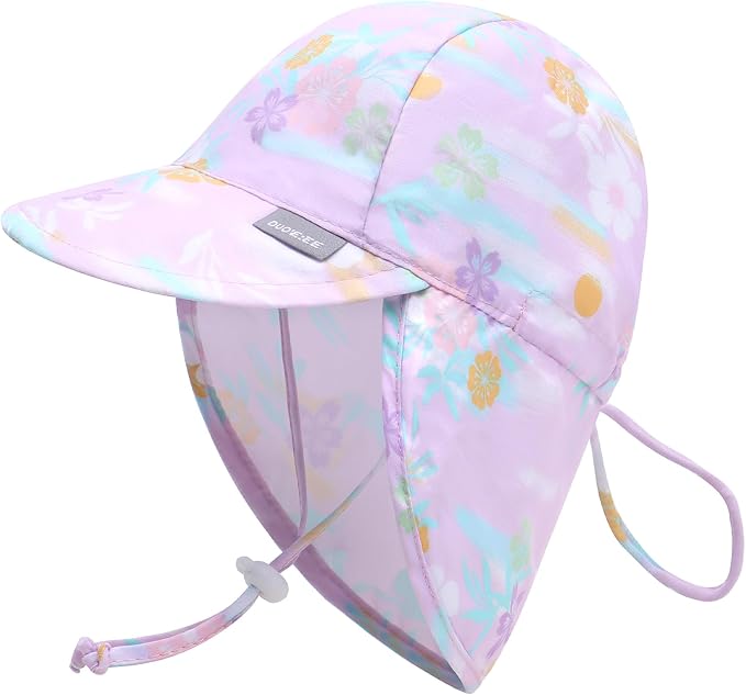Duoyeree UPF 50+ Baby Sun Hat, Ear & Neck Protection by Duoyeree