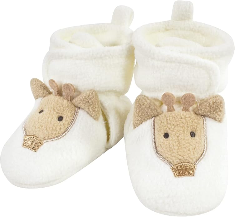 Hudson Baby Baby Animal Fleece Booties 2-pack - Image 4