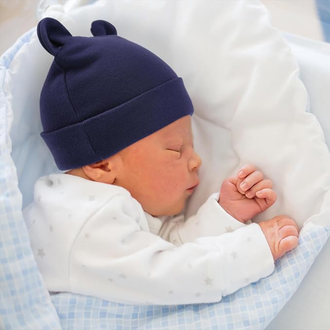 DRESHOW BQUBO 6 Pack Baby Beanie Hats - Image 2