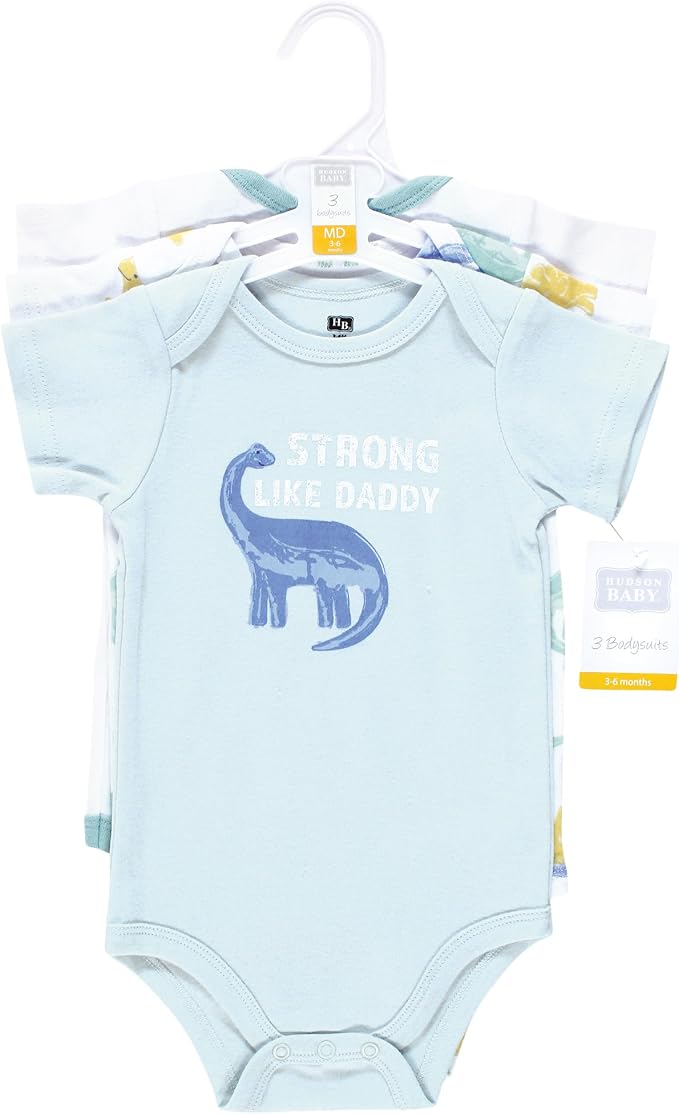 Hudson Baby Unisex Baby Cotton Bodysuits - Image 2