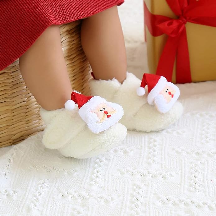 Ohwawadi Infant Baby Slippers Girls Boys Booties Warm Baby Socks Shoes Newborn - Image 2