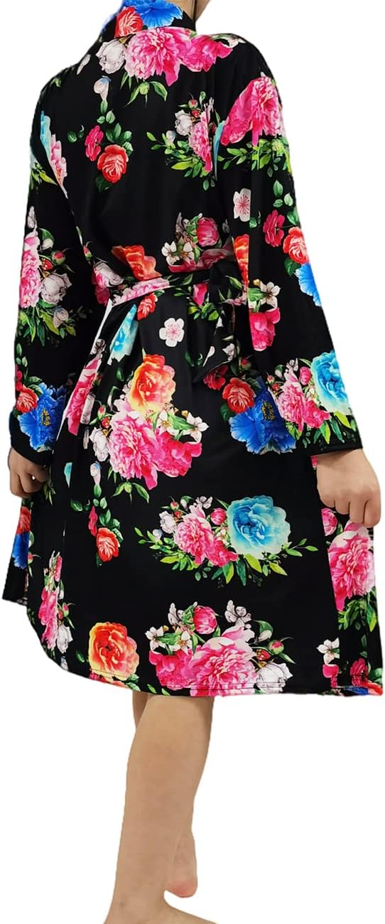 SUFEINI Maternity Robe and Matching Baby Swaddle Blanket Set, Mommy Robe - Image 6