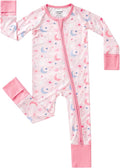 pureborn Baby Sleeper Viscose from Bamboo Zipper Footies 0-24 Months by pureborn