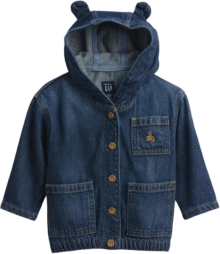 GAP Baby My First Denim Hooded Jacket by GAP