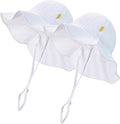 Baby & Toddler Wide Brim Sun Hats UPF 50+ Sun Protection Bucket Cap Cute by Dasmini