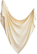 mushie Stretchy Baby Swaddle Blanket | Extra Soft & Snug Fit | 47"x47" by mushie