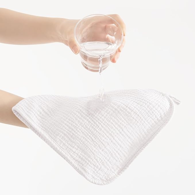 Susurration Muslin Burp Cloths, Soft Baby Burping Cloths - Image 5