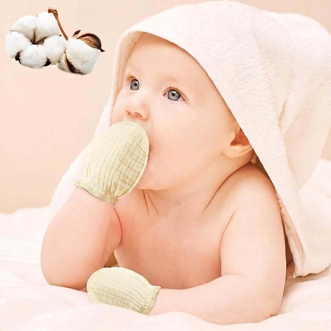 Baby Mittens Newborn No Scratch 0-6 Months - Image 4