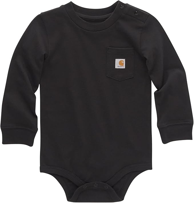 Carhartt Long-Sleeve Pocket Bodysuit | 100% Cotton | Made From Breathable by Carhartt