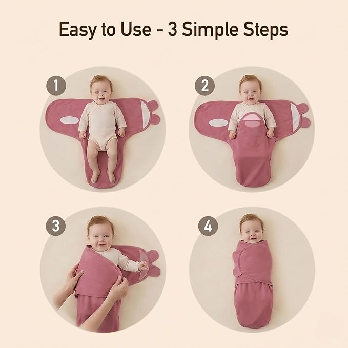 GLLQUEN BABY Swaddles for Newborns 0-3 Months, Adjustable & Easy Fastener | - Image 7
