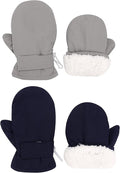Toddler Gloves Kids Mittens Winter Warm Lined Fleece Gloves Waterproof Snow by Slivery+Color