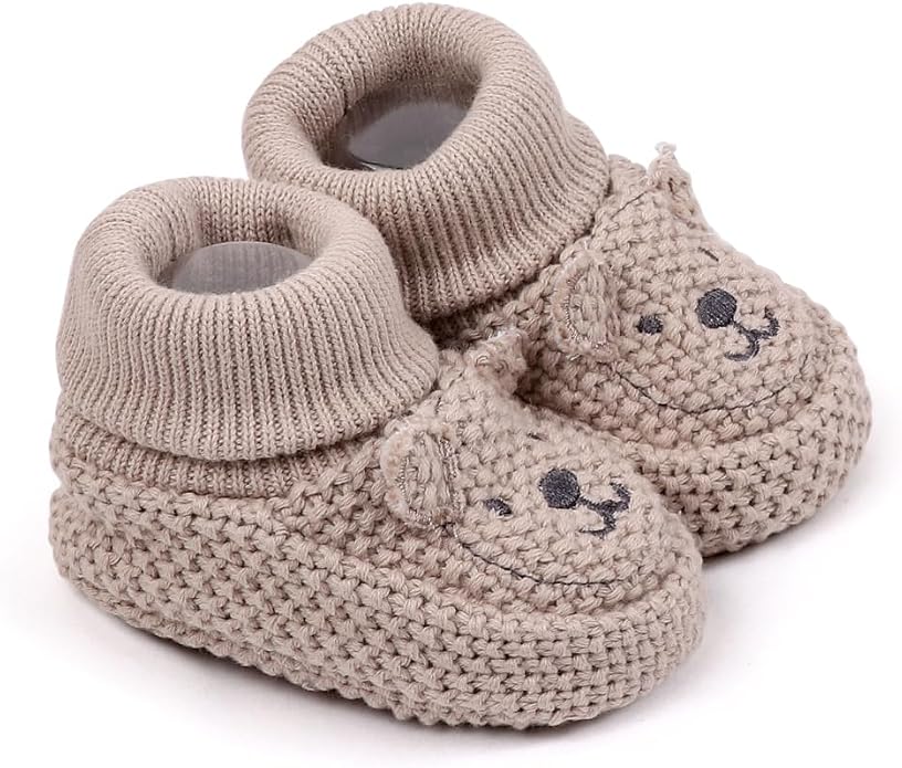 Infant Baby Boys Girls Knitted Booties Soft Cute First Walking Socks Shoes | by WaiHeikki