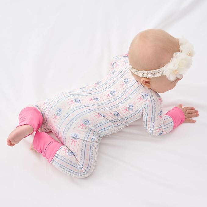 pureborn Baby Sleeper Viscose from Bamboo Zipper Footies Pjs 0-24 Months | - Image 6