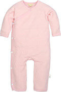 Burt's Bees Baby Long Sleeve Quilted Wrap-Front Jumpsuit, 100% Organic Cotton by BurtsBeesBaby