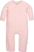 Burt's Bees Baby Long Sleeve Quilted Wrap-Front Jumpsuit, 100% Organic Cotton by BurtsBeesBaby