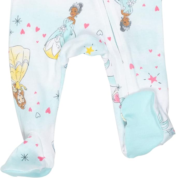 Disney Baby Girls' 2-Pack Footed Sleep N' Play Newborn to Infant - Image 5