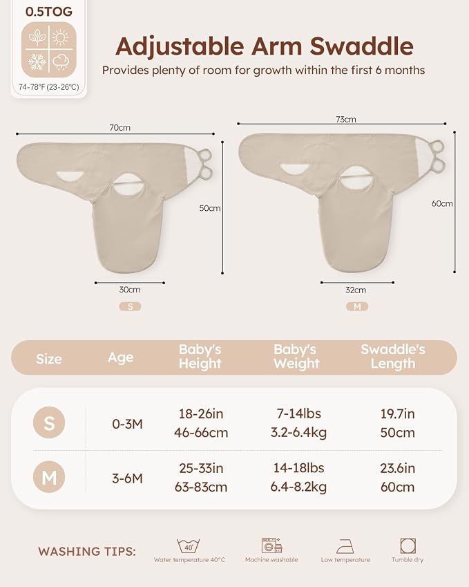Unnivoll Baby Swaddles for Newborns - Image 6