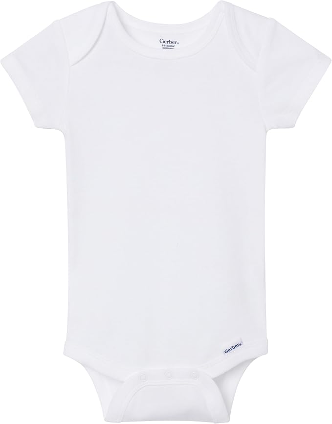 Gerber Baby Boys & Girls 8-Pack Short Sleeve Onesies Bodysuits - Image 2