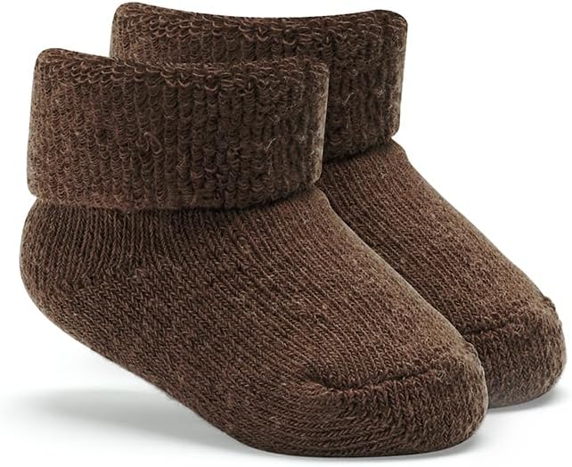 Little Me Baby Socks – 6-Pack Terry Turn Cuff Socks - Image 6