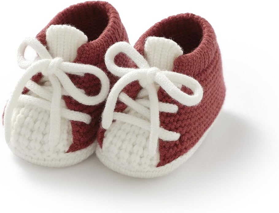 Baby Booties Newborn Baby First Shoes | Cozy Warm Knit Soft Booties by DovFanny