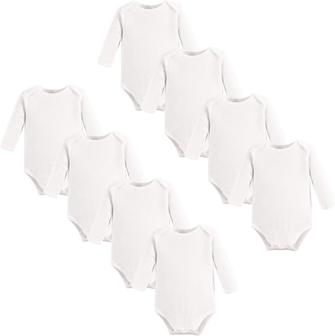 Touched by Nature Unisex Baby Organic Cotton Long-Sleeve Bodysuits by TouchedbyNature