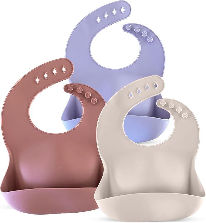 Silicone Baby Feeding Bibs – Waterproof, Soft & Adjustable by Unknown