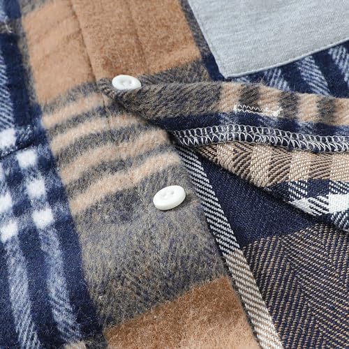 Toddler Baby Boy Long Sleeve Shirt Flannel Buffalo Plaid Shirts Button Down - Image 6