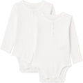 Amazon Essentials Unisex Babies' Long-Sleeve Cotton Henley Bodysuits by AmazonEssentials
