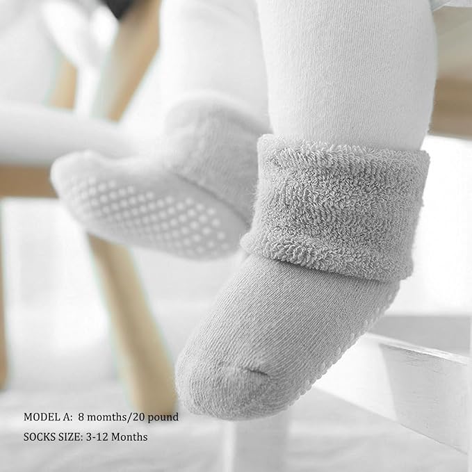VWU Baby Toddler Kids Cotton Socks - Image 4