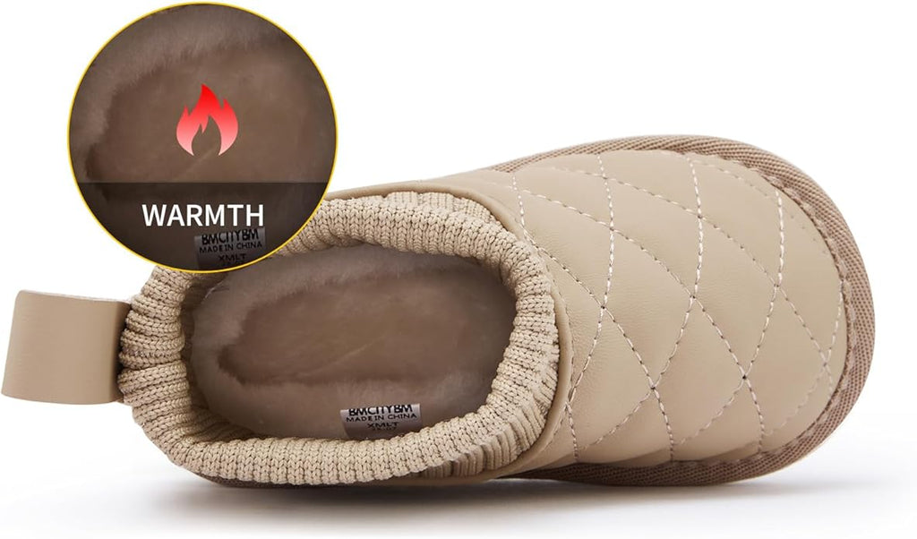BMCiTYBM Girls Boys Snow Boots Warm Winter Fur Lined Baby Shoes (Infant/Toddler/Little Kid)